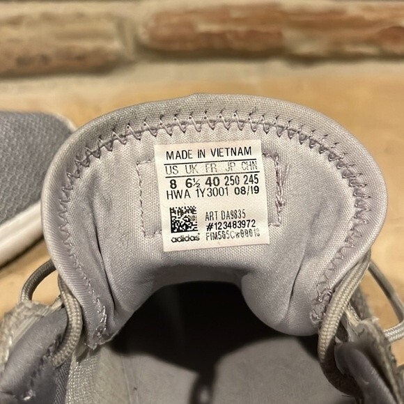 Adidas Cloudfoam QT Flex Grey Running Shoes - Picture 9 of 10